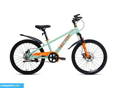 Xe Đạp Địa Hình Trẻ Em Hector Ares 3 22 Inch cam xanh