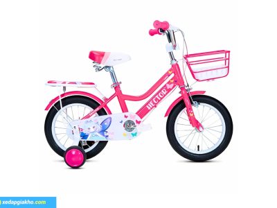 Xe Đạp Trẻ Em Bé Gái Hector Luna 14 Inch Màu Hồng Đậm