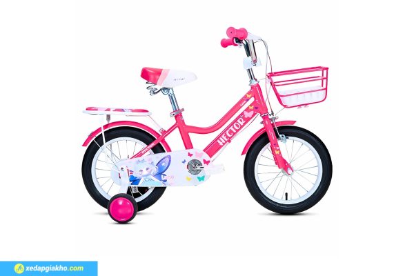 Xe Đạp Trẻ Em Bé Gái Hector Luna 14 Inch Màu Hồng Đậm