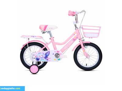 Xe Đạp Trẻ Em Bé Gái Hector Luna 14 Inch Màu Hồng Nhạt