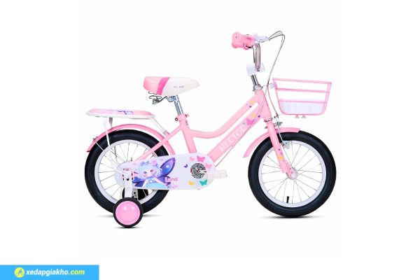 Xe Đạp Trẻ Em Bé Gái Hector Luna 14 Inch Màu Hồng Nhạt