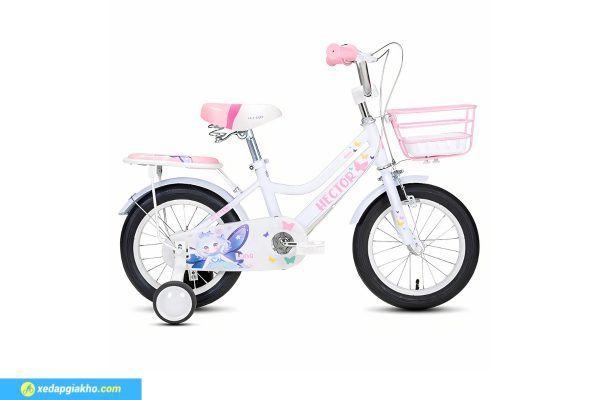 Xe Đạp Trẻ Em Bé Gái Hector Luna 14 Inch Màu Trắng