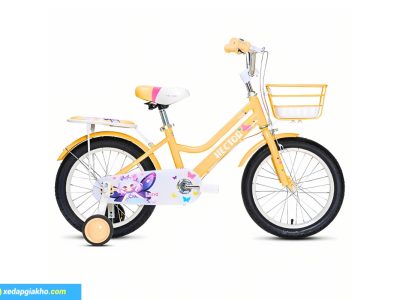 Xe Đạp Trẻ Em Bé Gái Hector Luna 14 Inch Màu Vàng