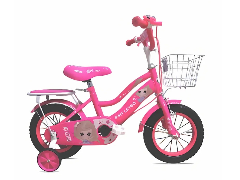 Xe Đạp 4 Bánh Cực Đẹp Cho Bé – Giá Chỉ Từ 990.000đ 9 Xe đạp tông hồng nữ tính cho bé gái