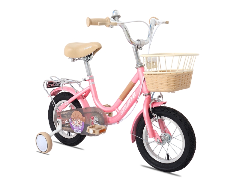 Xe Đạp 4 Bánh Cực Đẹp Cho Bé – Giá Chỉ Từ 990.000đ 4 Xe đạp trẻ em Shukyo màu sắc thanh lịch cho bé gái