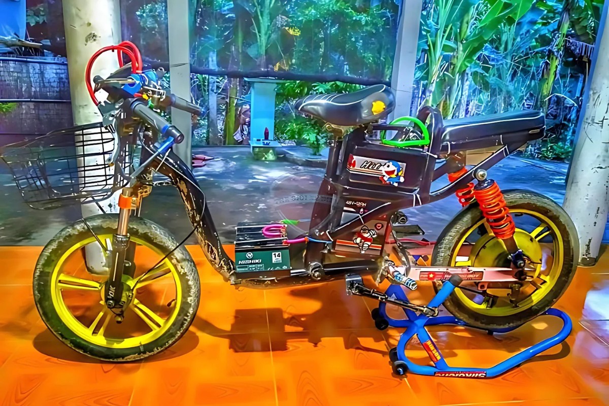 Học Sinh Tiền Giang Chi Đến 30 Triệu Để Có Xe Đạp Điện Độ Chạy 100km/h 2 Xe đạp điện độ chi phí cao