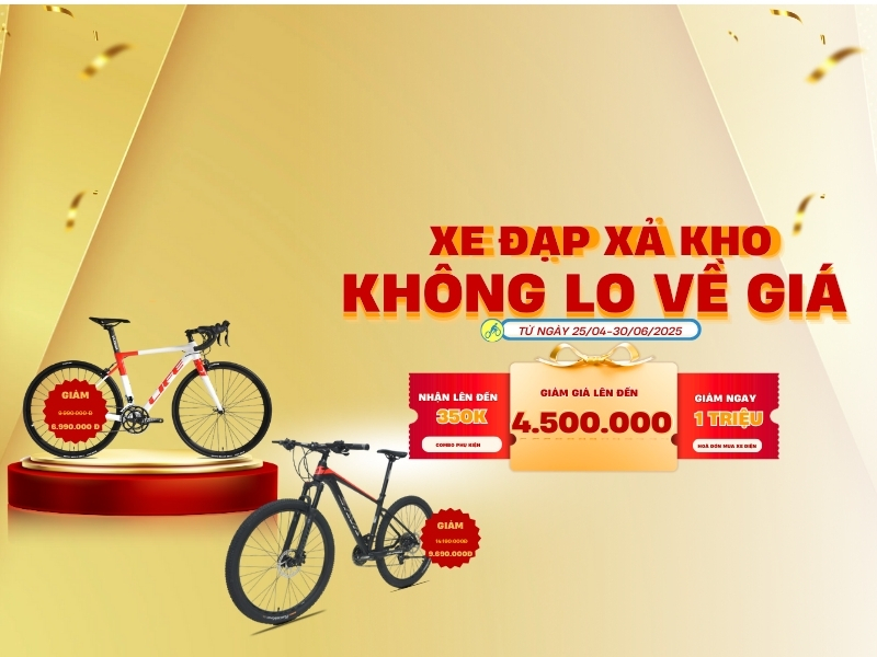 Săn Xe Đạp Giảm Giá: Giá Rẻ, Nhiều Mẫu Xả Kho 2 Xe đạp giảm giá xả kho, siêu ưu đãi về giá và chất lượng