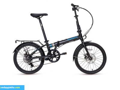 Xe đạp gấp Trinx Life 2.2 20 Inch màu xanh đen