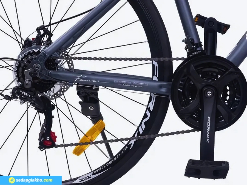 Xe Đạp Touring Fornix FR200 Plus - Khung Nhôm, Shimano 14 Bộ truyền động Shimano mạnh mẽ, vận hành tốt