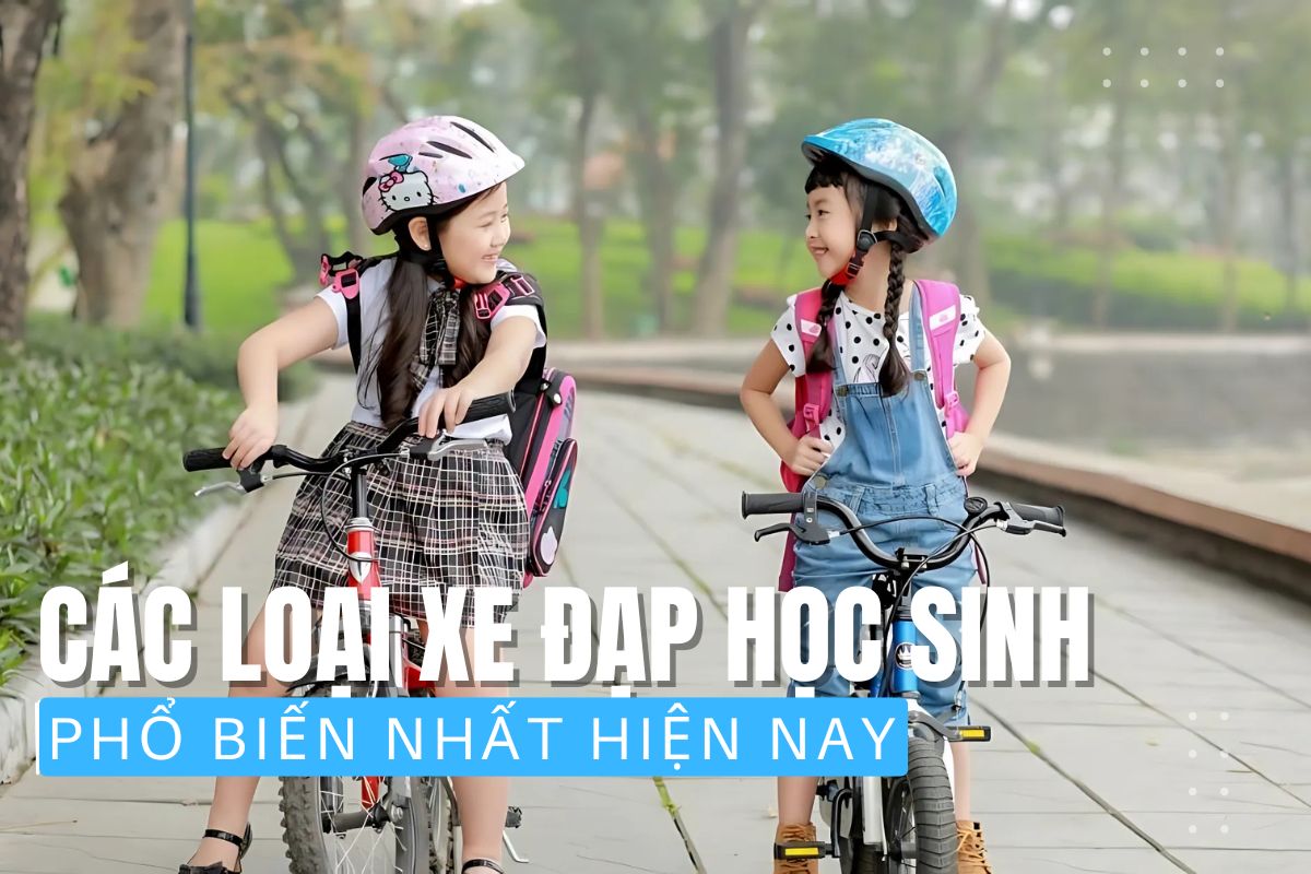 Các loại xe đạp cho học sinh được ưa chuộng