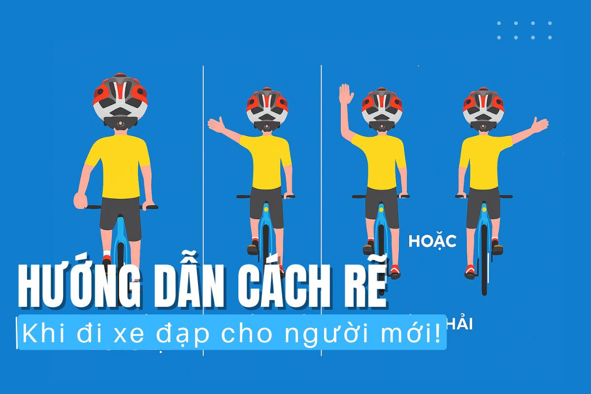 Cách rẽ trái khi đi đạp xe đúng luật