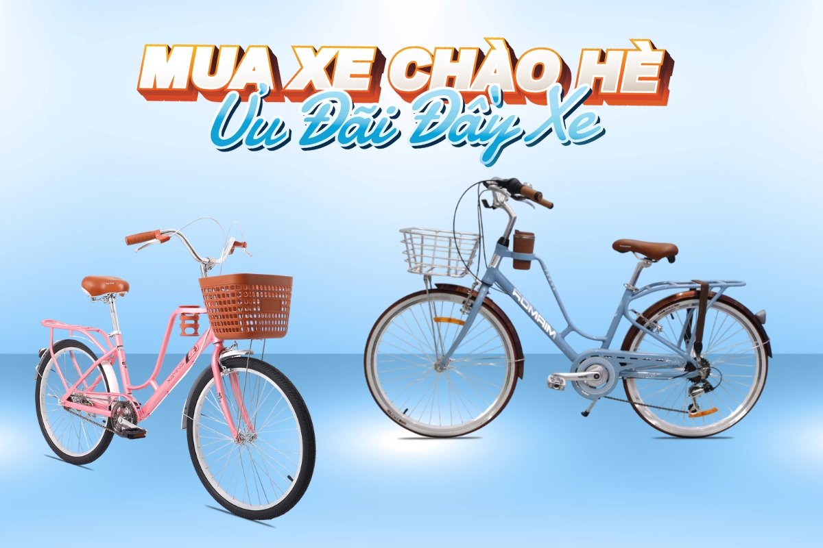 Chào Hè Cực Cháy Với Ưu Đãi Xe Đạp Nữ Đẹp Giá Rẻ 35 Xe đạp nữ đẹp – quà tặng ý nghĩa mùa hè cho bản thân