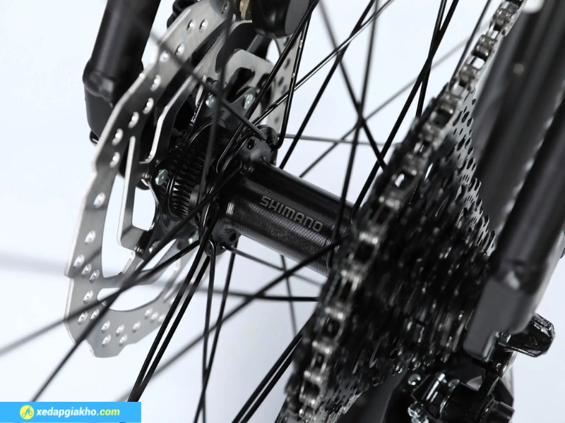 Xe Đạp Địa Hình MTB Satako Fomater Gen 2 29 inch 16 Đùm xe thiết kế tháo lắp nhanh, vận hành êm ái, hỗ trợ bảo trì dễ dàng