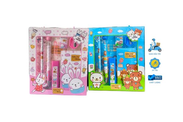 Hộp Dụng Cụ Học Tập 8 món