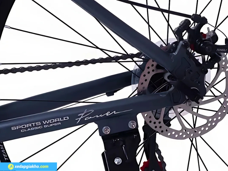 Xe Đạp Touring Fornix FR200 Plus - Khung Nhôm, Shimano 15 Phanh xe nhanh nhạy, hiệu quả an toàn khi di chuyển