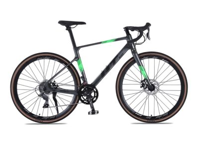 Xe Đạp Đua QT GTS700 màu ghi xanh lá