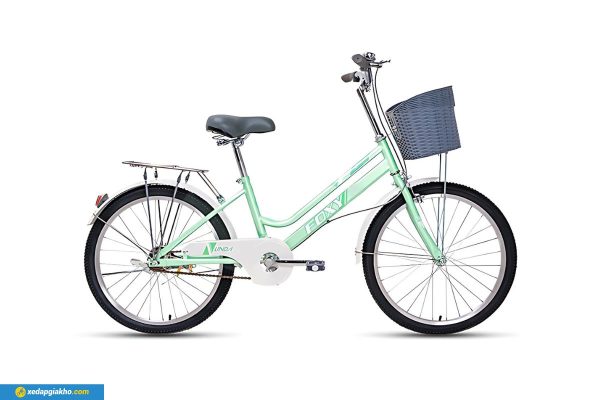 Xe Đạp Nữ Foxy Linda 3 24 Inch Màu Xanh Lá