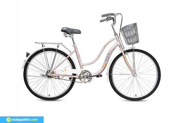 Xe Đạp Nữ Max Bike Mindy 3 26 Inch màu xanh mint