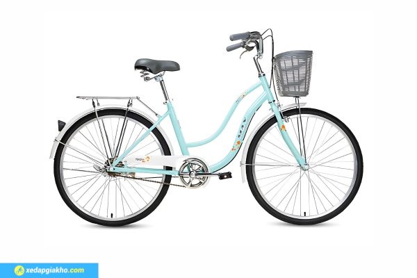 Xe Đạp Nữ Max Bike Mindy 3 26 Inch màu xanh mint