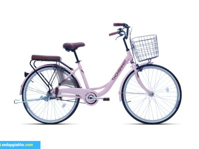 Xe Đạp Nữ Thống Nhất LD 26 Inch Màu Hồng