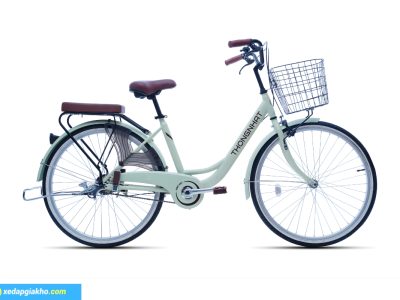 Xe Đạp Nữ Thống Nhất LD 26 Inch Màu Xanh Pastel