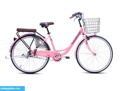 Xe đạp nữ Thống Nhất LD 26 Inch màu hồng