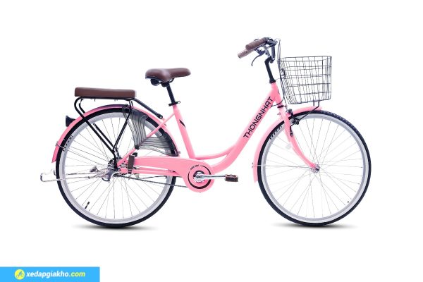 Xe đạp nữ Thống Nhất LD 26 Inch màu hồng