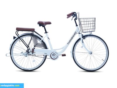 Xe đạp nữ Thống Nhất LD 26 Inch màu trắng