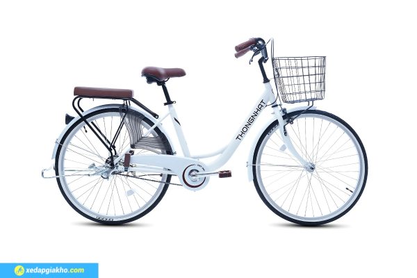 Xe đạp nữ Thống Nhất LD 26 Inch màu trắng