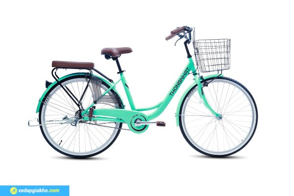 Xe đạp nữ Thống Nhất LD 26 Inch màu xanh mint