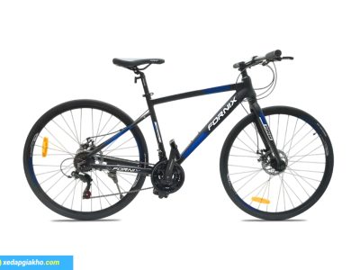 Xe Đạp Touring Fornix FR200 Plus màu đen xanh dương