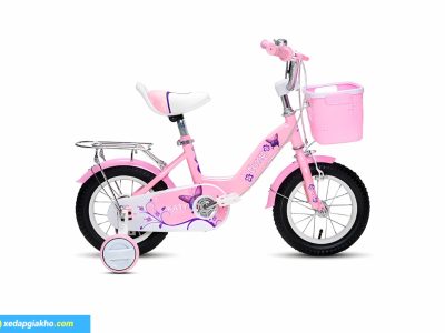 Xe Đạp Trẻ Em Bé Gái Foxy Katy 1 12 Inch màu hồng