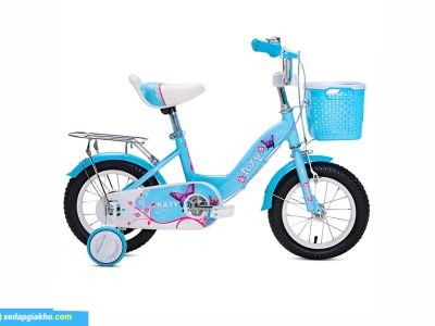 Xe Đạp Trẻ Em Bé Gái Foxy Katy 1 12 Inch màu xanh dương