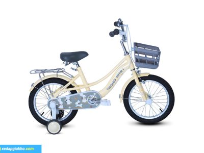 Xe Đạp Trẻ Em Bé Gái Thống Nhất Bunny 12 inch Be