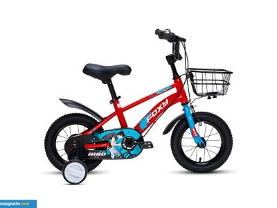 Xe Đạp Trẻ Em Bé Trai Foxy Hiro 1 12 Inch Đỏ Xanh Dương