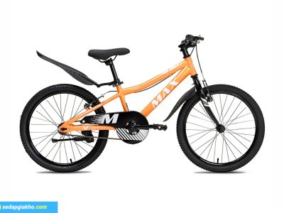 Xe Đạp Trẻ Em Bé Trai Max Bike Chubby 1 20 Inch Màu Cam