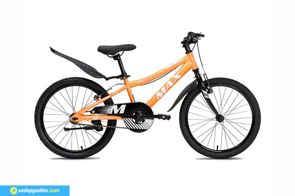 Xe Đạp Trẻ Em Bé Trai Max Bike Chubby 1 20 Inch Màu Cam