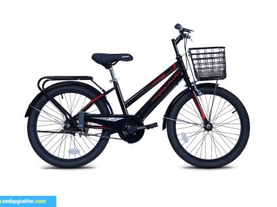 Xe Đạp Trẻ Em Bé Trai Thống Nhất GN 06 20 Inch Màu Đen