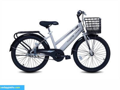 Xe Đạp Trẻ Em Bé Trai Thống Nhất GN 06 20 Inch Màu Xám Xi Măng