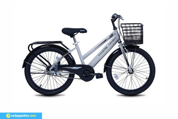 Xe Đạp Trẻ Em Bé Trai Thống Nhất GN 06 20 Inch Màu Xám Xi Măng