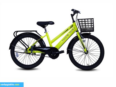 Xe Đạp Trẻ Em Bé Trai Thống Nhất GN 06 20 Inch Màu Xanh Lá