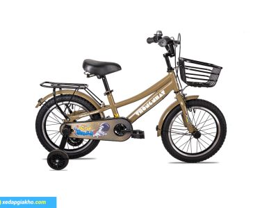 Xe đạp trẻ em bé trai Thống Nhất Space Boy 12 Inch màu nâu