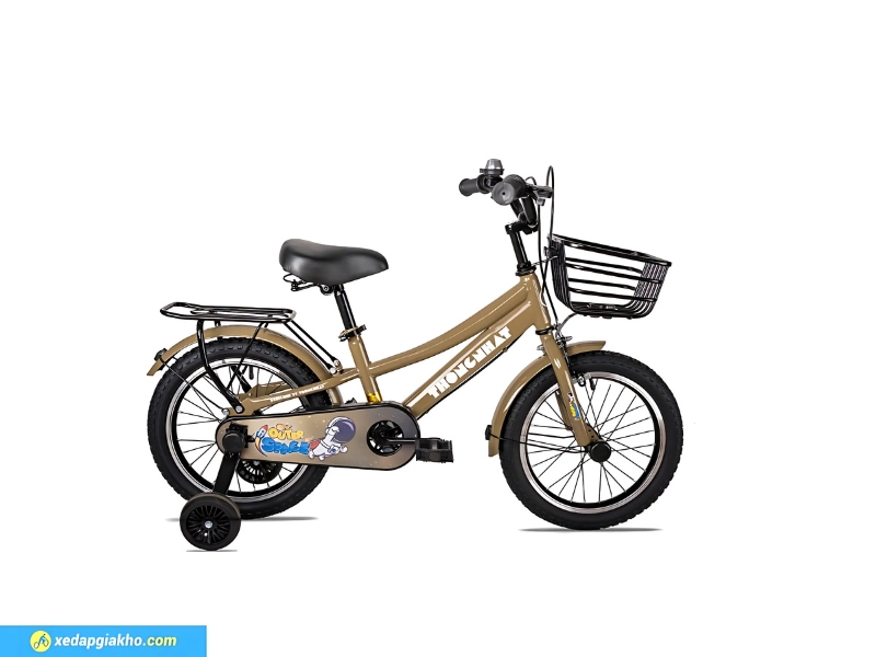 Xe Đạp Trẻ Em Bé Trai Thống Nhất Space Boy 12 Inch 10 Yên da êm ái của xe đạp trẻ em bé trai Thống Nhất Space Boy 12 inch