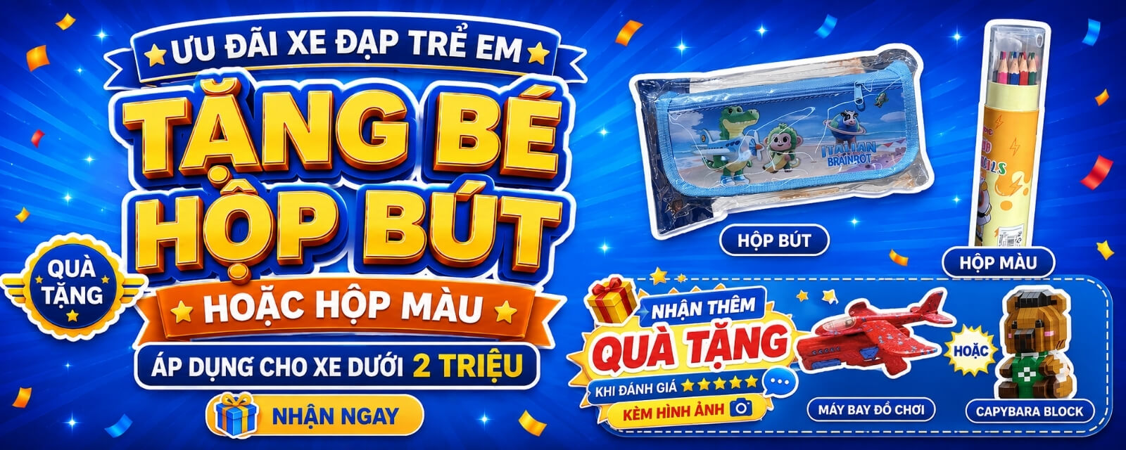 block id xe dap tre em duoi 2 trieu