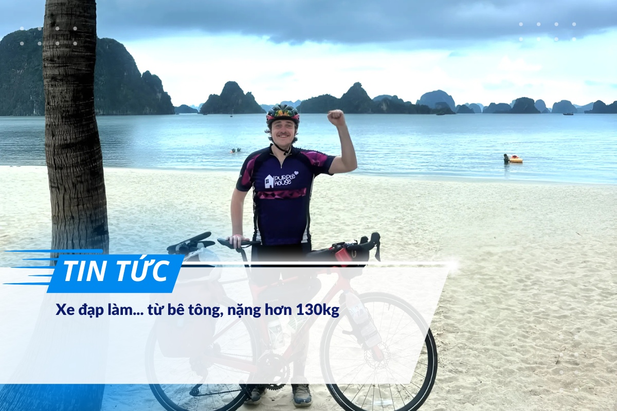 Gavin đạp xe 12000km đến Việt Nam