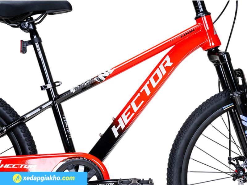 Xe Đạp Địa Hình MTB Hector Look 24 Inch - Phanh Đĩa Cơ 10 Khung sườn xe đạp cứng cáp