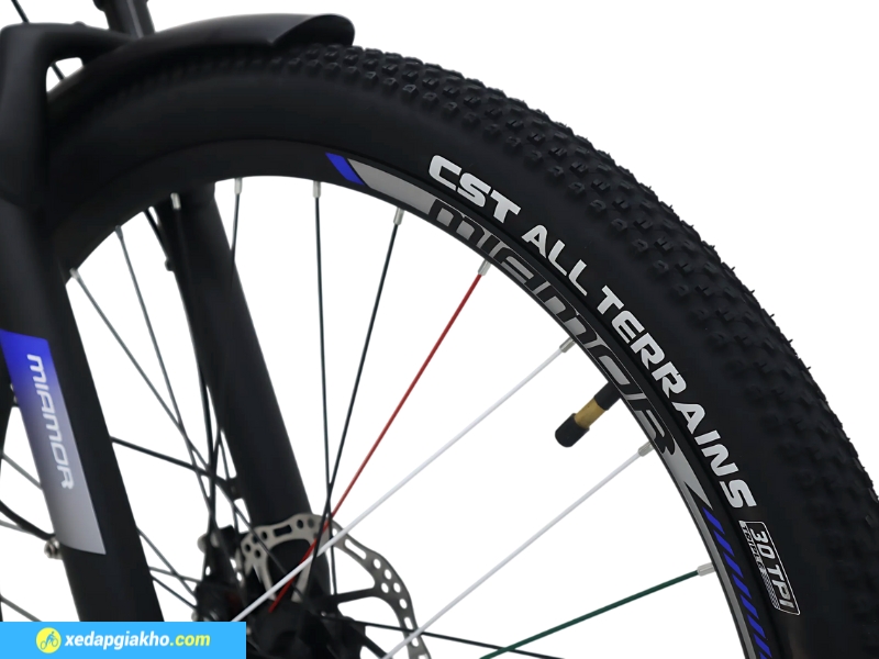 Xe Đạp Địa Hình MTB Miamor Forteen 26 Inch - SHIMANO 11 Lốp xe đạp mi26 nhiều gai bám đường tốt
