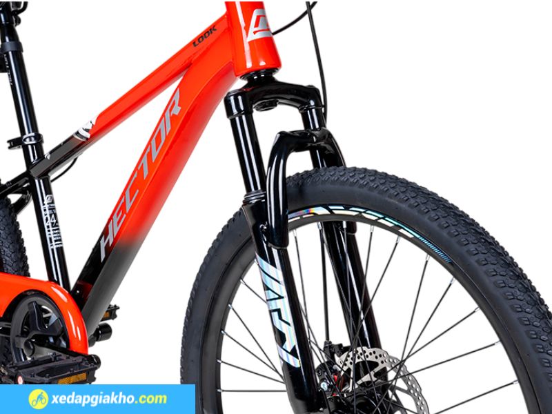 Xe Đạp Địa Hình MTB Hector Look 24 Inch - Phanh Đĩa Cơ 13 Phuộc giảm xóc thông minh