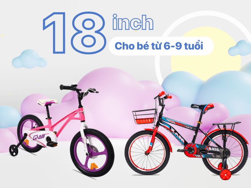 Bé Từ 7-10 Tuổi Đi Size Xe Đạp Bao Nhiêu? 22 Size xe đạp cho bé từ 6-9 tuổi