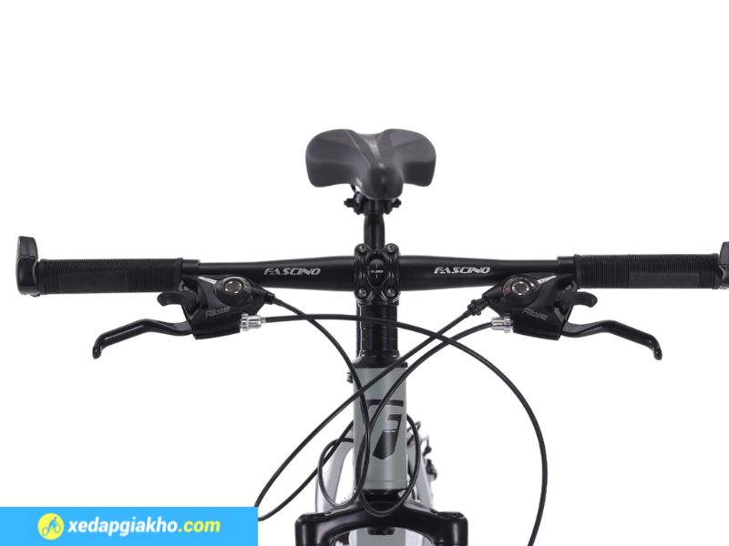 Xe Đạp Địa Hình MTB Fascino 429 27.5 Inch 17 Tay lái bằng thép cường lực FASCINO, thiết kế ngang, chống rung tốt và dễ điều khiển